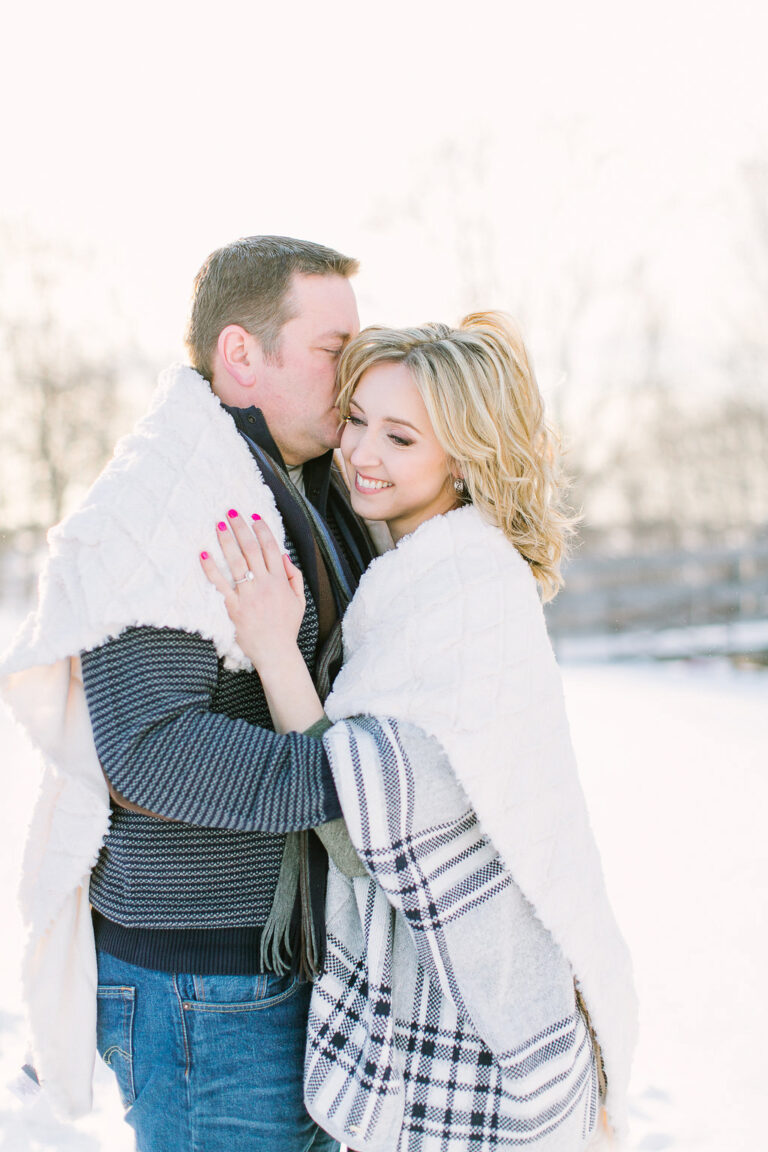 NIAGARA ON THE LAKE WINTER HORSE FARM ENGAGEMENT // ALLISON + SHAWN