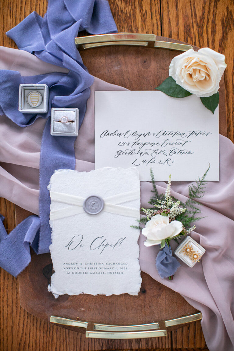 WINTER COTTAGE ELOPEMENT EDITORIAL // LINDSAY PLANK EVENTS