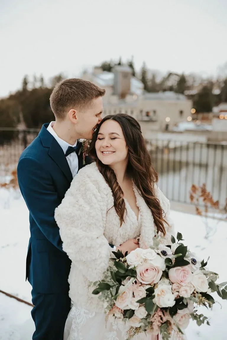Elora Mill Winter Wedding